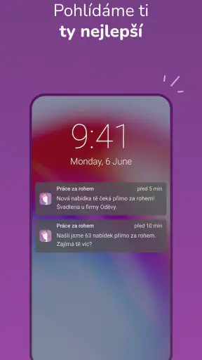 Práce za rohem screenshot