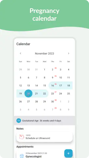 Pregnancy Tracker & Day by Day screenshot
