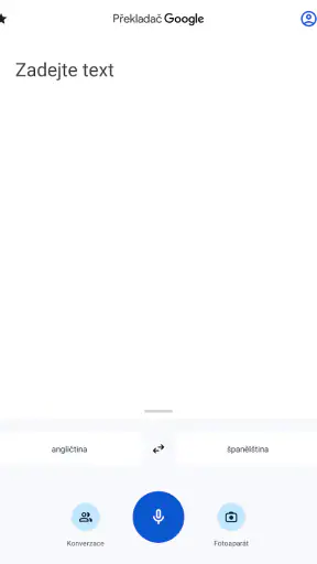 Překladač Google screenshot