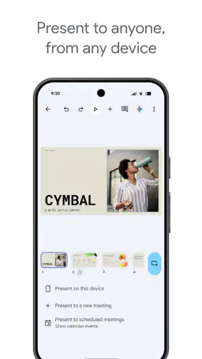 Prezentace Google screenshot