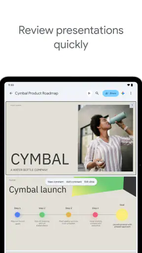 Prezentace Google screenshot