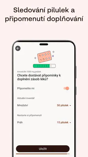 Připomenutí léků MyTherapy screenshot