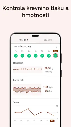 Připomenutí léků MyTherapy screenshot