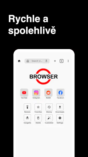 Prohlížeč screenshot