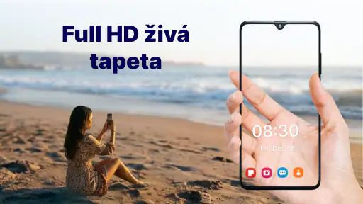 Průhledná živá tapeta 4K screenshot