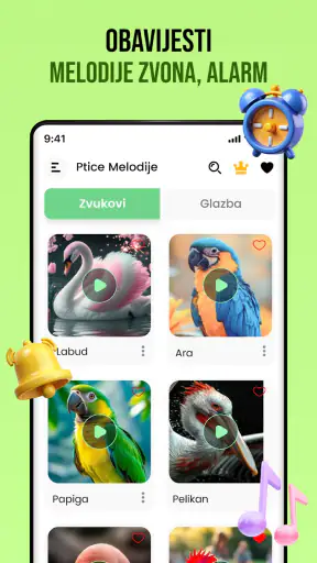 Ptačí zvuky screenshot