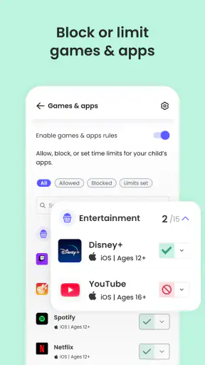 Qustodio Parental Control App screenshot