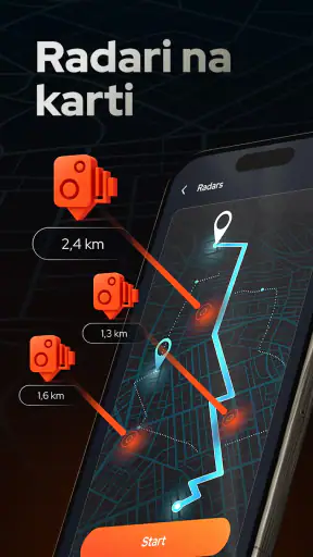 Radarové Body v ČR screenshot