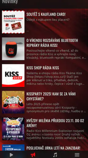 Radio Kiss screenshot