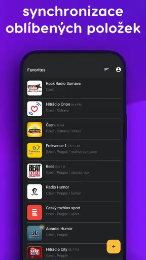 Rádio online screenshot