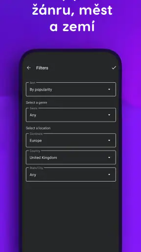 Rádio online screenshot