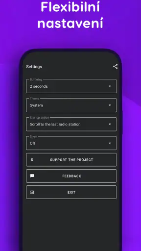 Rádio online screenshot