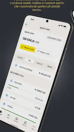 Raiffeisen bankovnictví screenshot