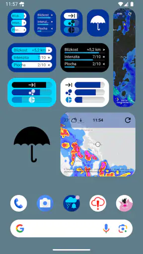 Rain Alarm (Dešťový alarm) screenshot
