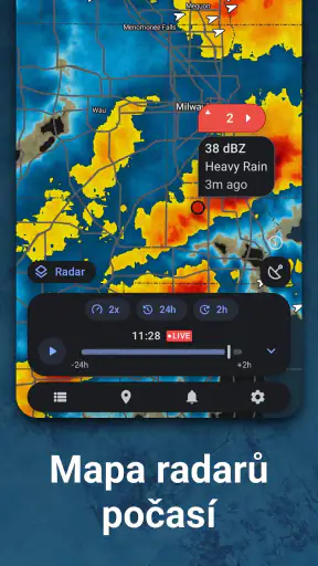 RainViewer: Radar Počasí Živě screenshot