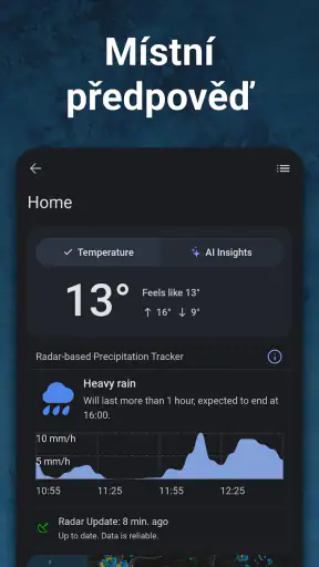 RainViewer: Radar Počasí Živě screenshot
