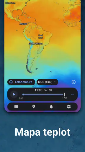RainViewer: Radar Počasí Živě screenshot