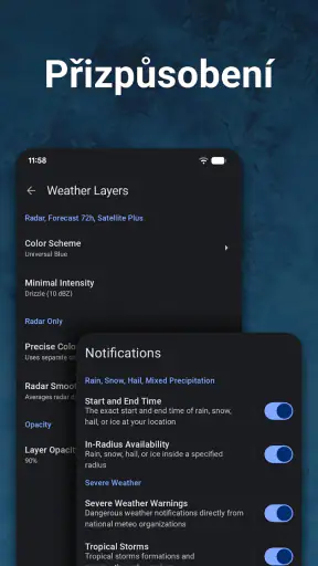 RainViewer: Radar Počasí Živě screenshot