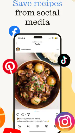 ReciMe: Recipes & Meal Planner screenshot