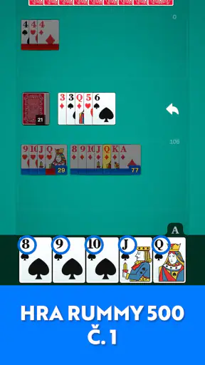 Rummy 500 - Karetní Hra screenshot