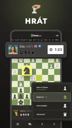 Šachy · Hraj a uč se Online screenshot