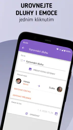 Settle Up – dlužníček screenshot