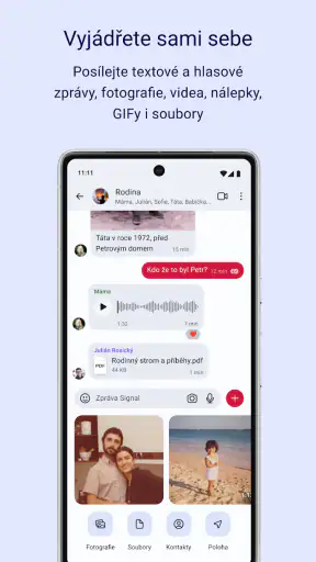 Signal – soukromá komunikace screenshot
