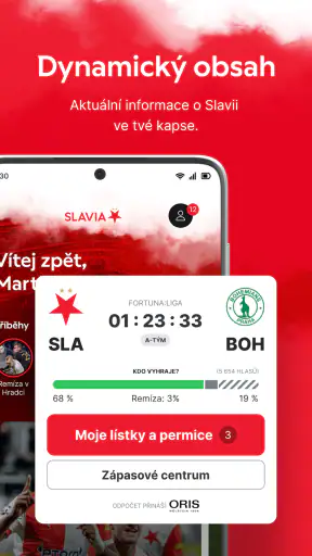 SK Slavia Praha screenshot
