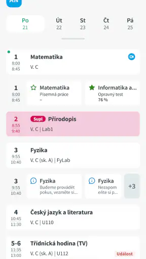Škola Online screenshot