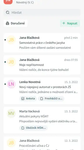 Škola Online screenshot