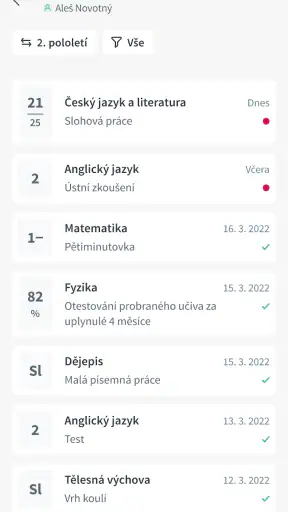 Škola Online screenshot