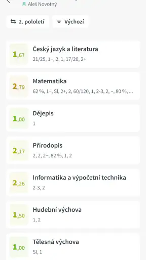Škola Online screenshot
