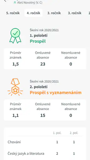 Škola Online screenshot