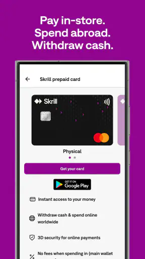 Skrill – Plať a posílej peníze screenshot