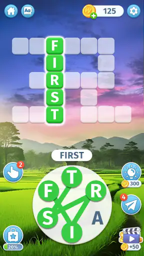 Sky Words: Relax Puzzle Games screenshot