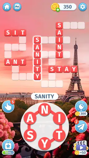 Sky Words: Relax Puzzle Games screenshot