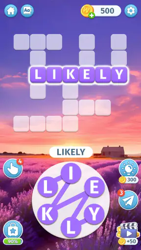 Sky Words: Relax Puzzle Games screenshot