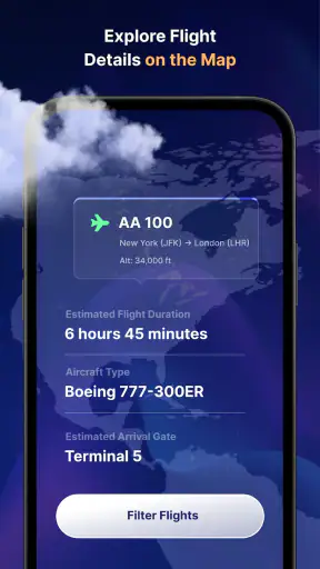 Sledování Letů: Radar screenshot