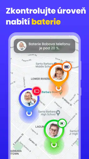 Sledování Telefonu pomocí GPS screenshot