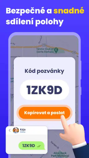 Sledování Telefonu pomocí GPS screenshot