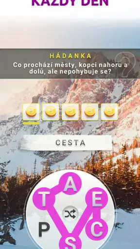 Slovní hry česky: Spoj písmena screenshot