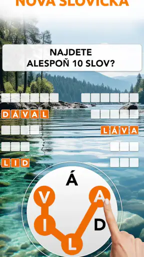 Slovní hry česky: Spoj písmena screenshot