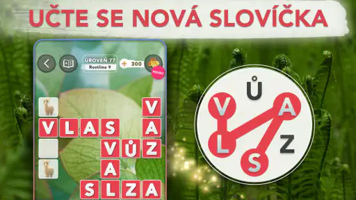 Slovní hry česky: Spoj písmena screenshot