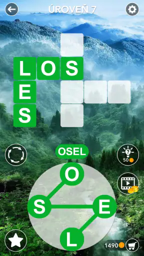 Slovní Kříž : České Křížovky screenshot
