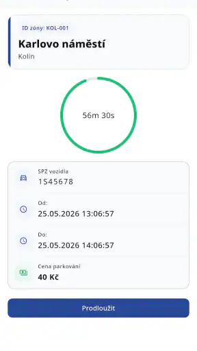 Smart4City Parkování screenshot