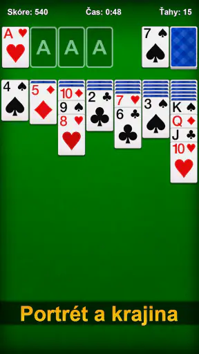 Solitér česky screenshot