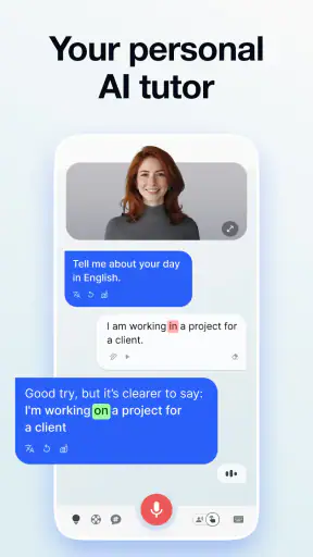 Speak English with Loora AI screenshot