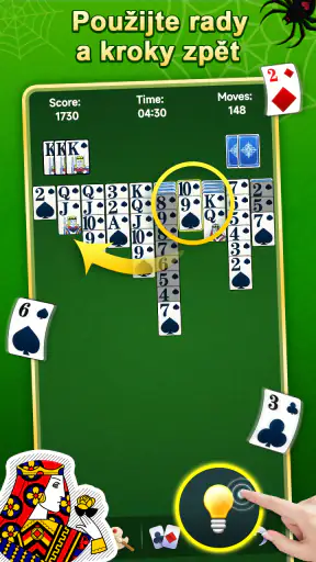 Spider Solitaire screenshot