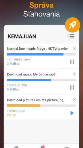 Sťahovač videí screenshot