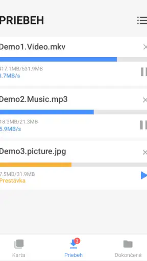 Sťahovač videí screenshot